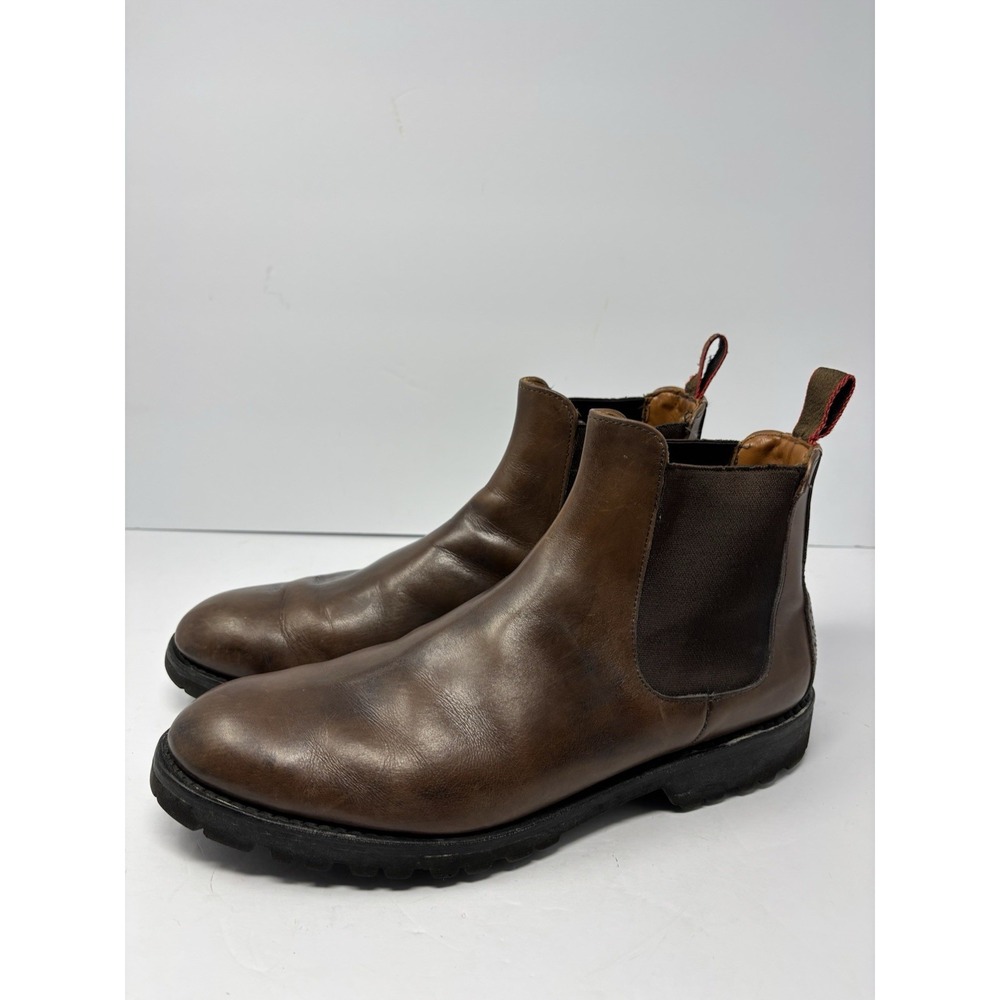 Allen Edmonds 11.5 D Tate Chelsea Boots Port Washington Extralight Brown Leather